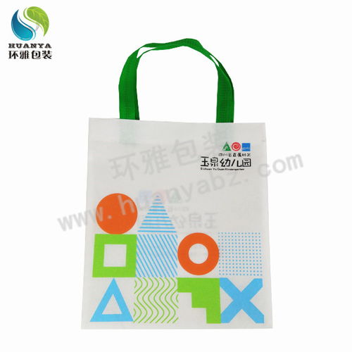 无纺布手提袋彩色印刷无底无侧